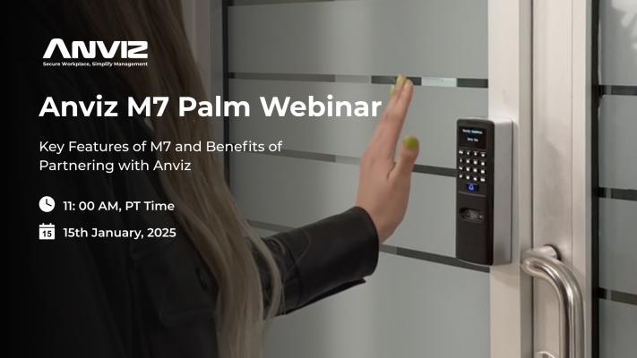 Anviz M7 Palm Webinar #4 US edition